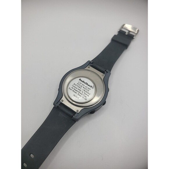 Vintage Wristwatch Watch Digital Gray 63-609 Pulse Watch Black Band New Battery